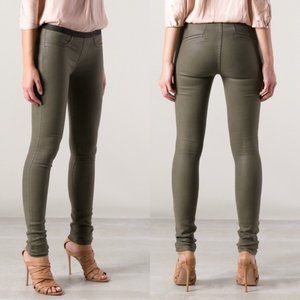 Helmut Lang Olive Classic Jeggings